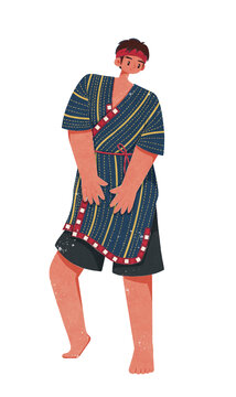 黎族侾系民族服飾男性