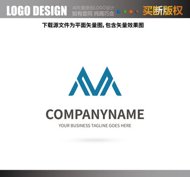 M字母標志