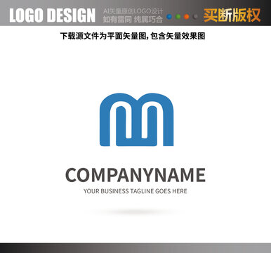 M字母LOGO