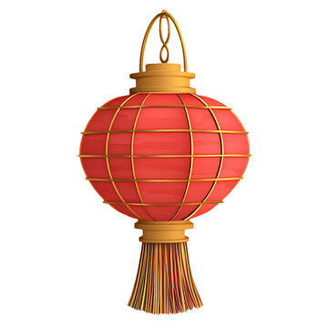 [免摳素材]中國紅燈籠3D模型