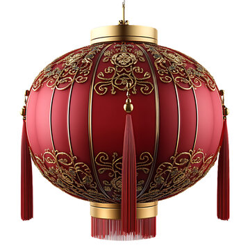 [免摳素材]中國紅燈籠藝術擺件
