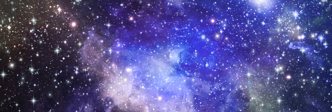 紫色唯美星空頂星空軟膜燈箱