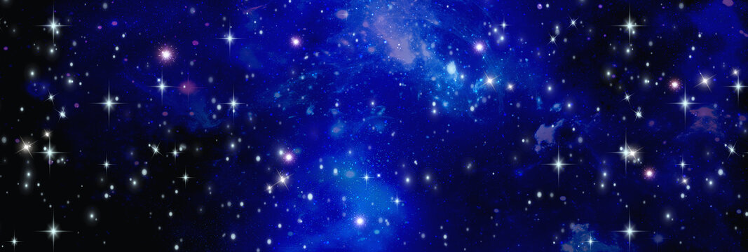 藍(lán)色夢(mèng)幻星空頂星空軟膜燈箱