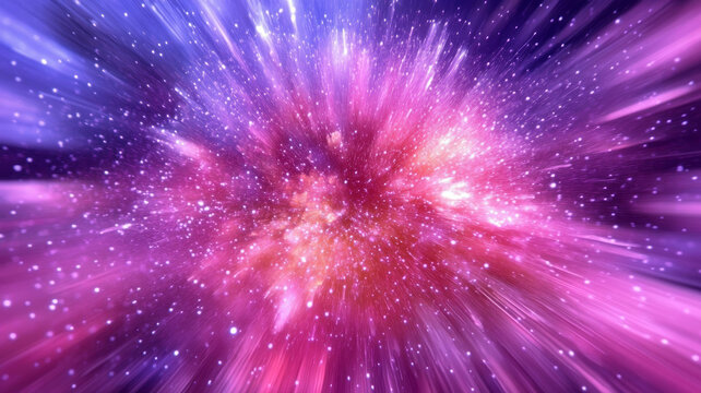 抽象絢麗宇宙爆炸背景圖