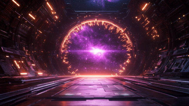 科幻宇宙之門隧道