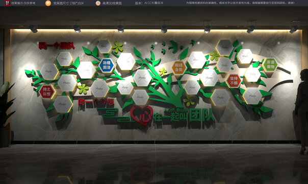 大樹員工團隊風采照片墻