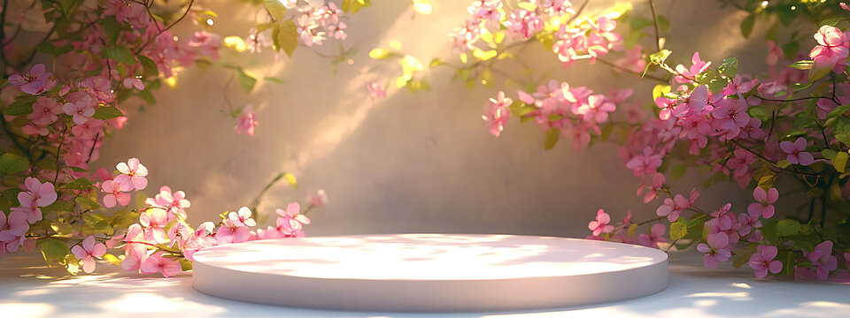 春季花卉展臺(tái)