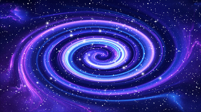 星空頂旋渦背景