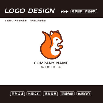 松鼠logo標(biāo)志