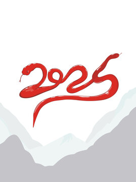 2025蛇年矢量文件ai