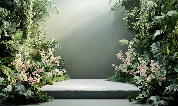 綠植花卉展臺設(shè)計