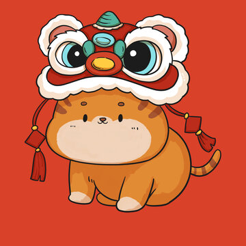 醒獅小橘貓