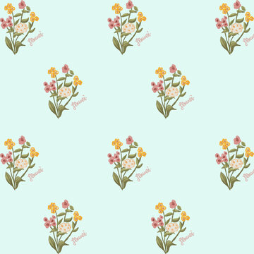 花卉圖案印花