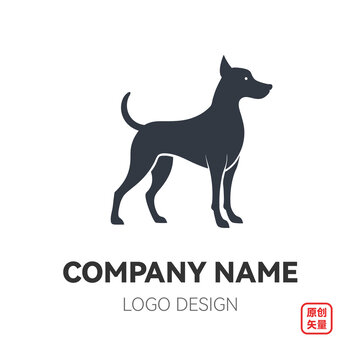 矢量動(dòng)物萌寵寵物狗logo標(biāo)志