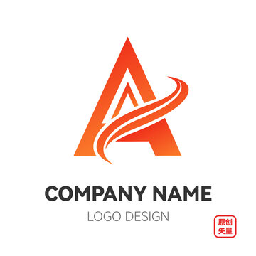 矢量字母A標志logo