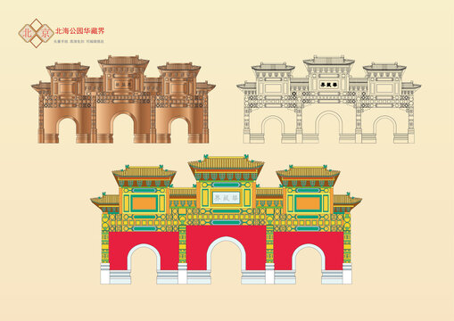 北京北海公園華藏界