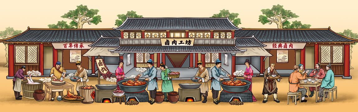 傳統(tǒng)鹵肉制作