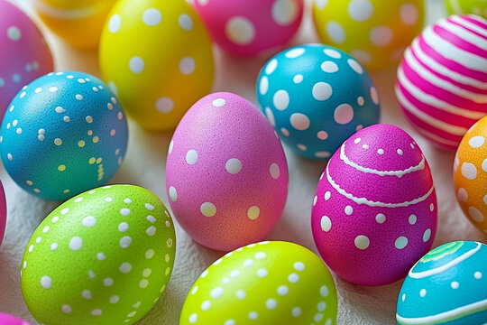 多彩復(fù)活節(jié)彩蛋特寫