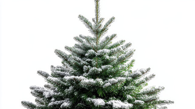 雪后圣誕樹背景圖