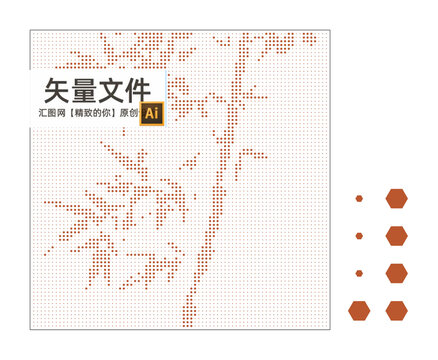竹子矢量圖案
