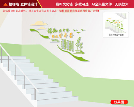 餐廳樓梯文化墻
