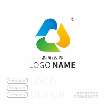 字母J標(biāo)志三角LOGO