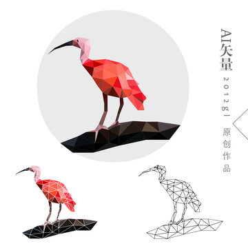 電腦畫(huà)鳥(niǎo)裝飾畫(huà)