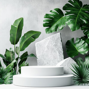 現(xiàn)代極簡植物展示臺
