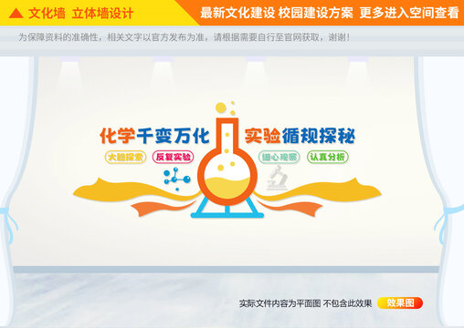 化學實驗室文化墻