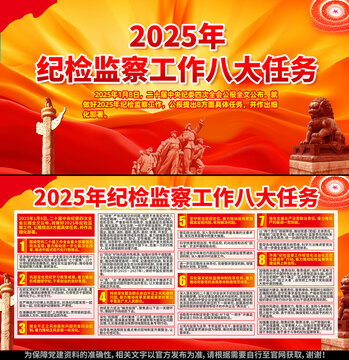 2025年紀(jì)檢監(jiān)察工作八大任務(wù)