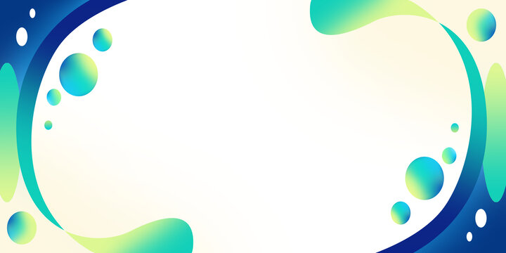 小清新綠色邊框