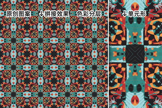 抽象數(shù)碼印花圖案設(shè)計(jì)