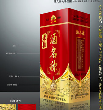 酒包裝酒盒包裝