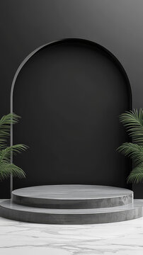 現(xiàn)代極簡幾何產(chǎn)品展示臺