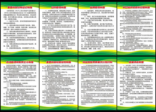 農(nóng)貿(mào)市場管理系列制度