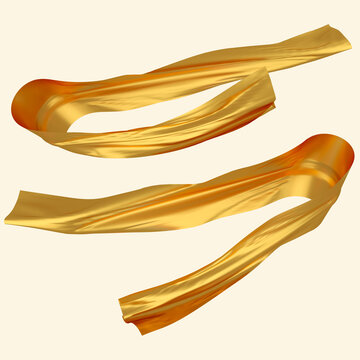 金色絲綢