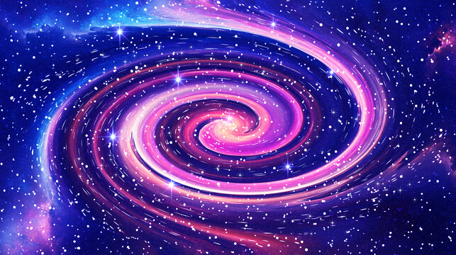 星空漩渦背景