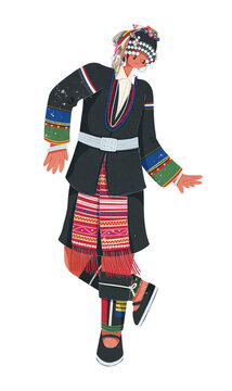 哈尼族服飾女性