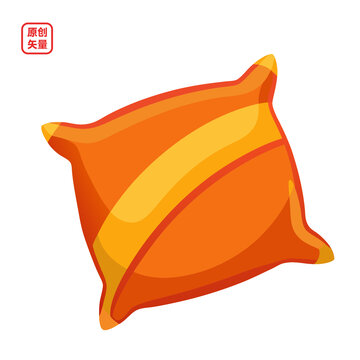 矢量插圖簡(jiǎn)約抱枕