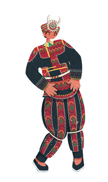 高山族排灣人男性傳統(tǒng)服飾