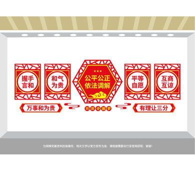 人民調(diào)解文化墻