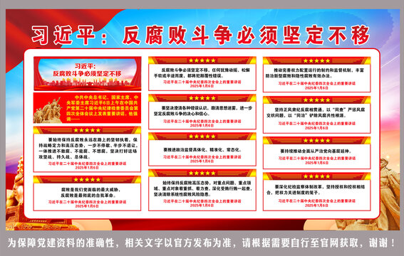 反腐敗斗爭(zhēng)必須堅(jiān)定不移