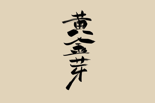 黃金芽手寫藝術(shù)字