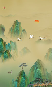 青綠山水
