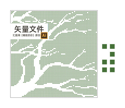 大樹鏤空圖