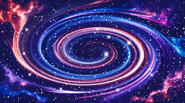 星空旋渦背景