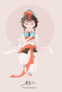 國(guó)風(fēng)仙女插畫
