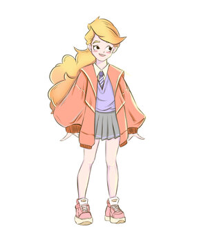 金發(fā)少女