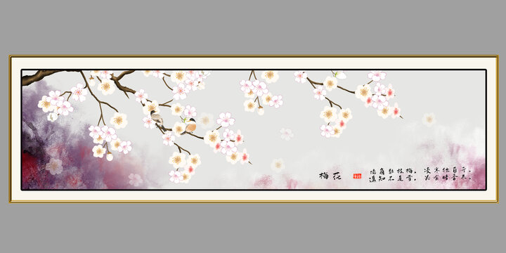 梅花裝飾畫