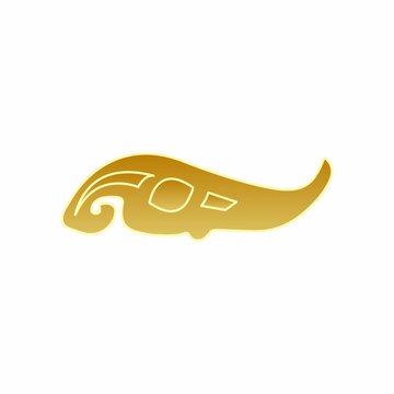 金沙商周銅眼形器插畫